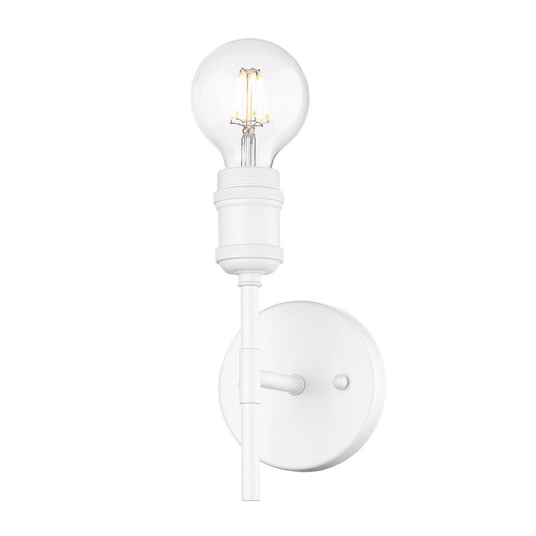 Golden - 1945-1W WHT - One Light Wall Sconce - Axel - Matte White