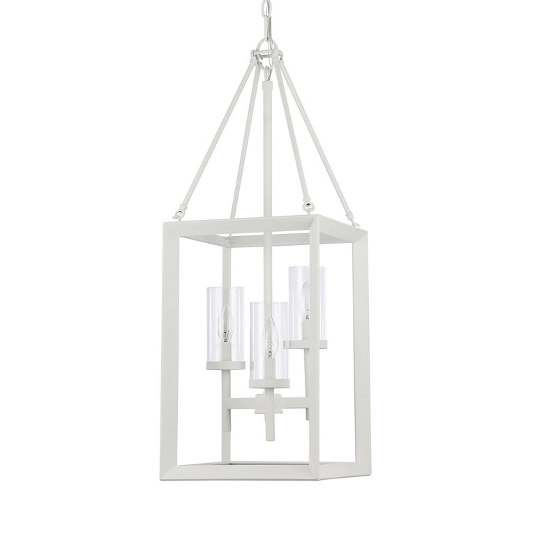 Golden - 2073-3P NWT-CLR - Three Light Pendant - Smyth - Natural White