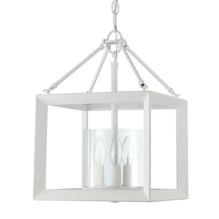 Golden - 2073-M3 NWT-CLR - Three Light Pendant - Smyth - Natural White