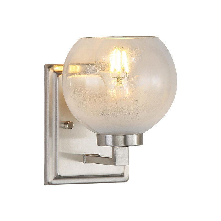 Golden - 3094-BA1 PW-ALA - One Light Bath Vanity - Elliott - Pewter