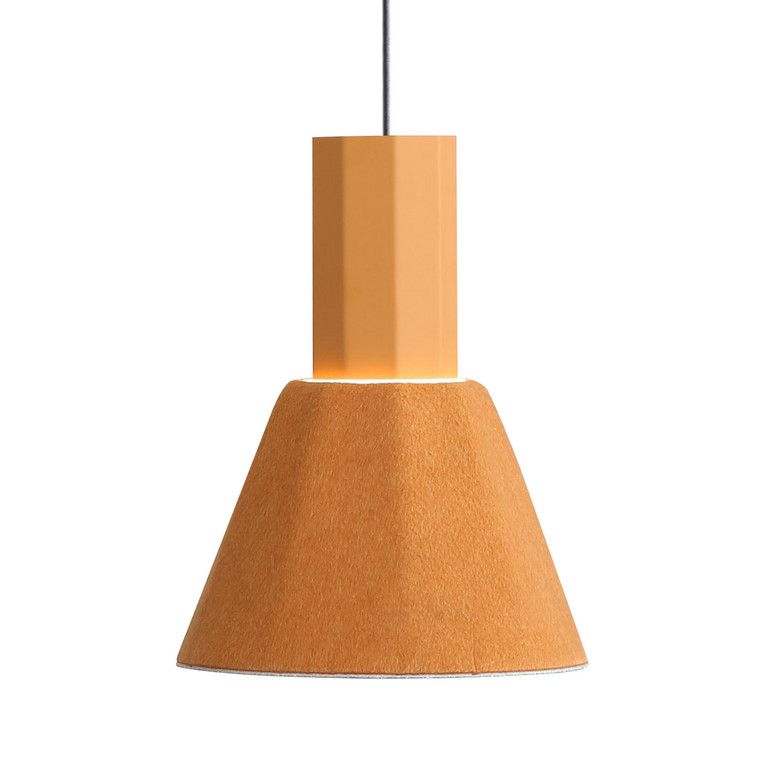 Golden - 3133-P8 EY-GY - LED Pendant - Faroe - Earth Yellow