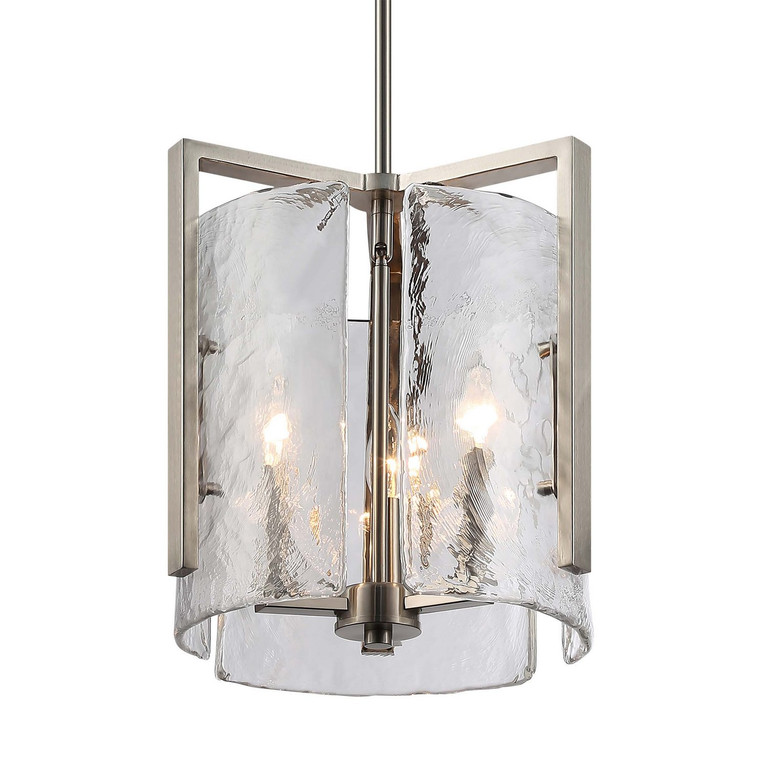 Golden - 3164-3P PW-HWG - Three Light Pendant - Aenon - Pewter