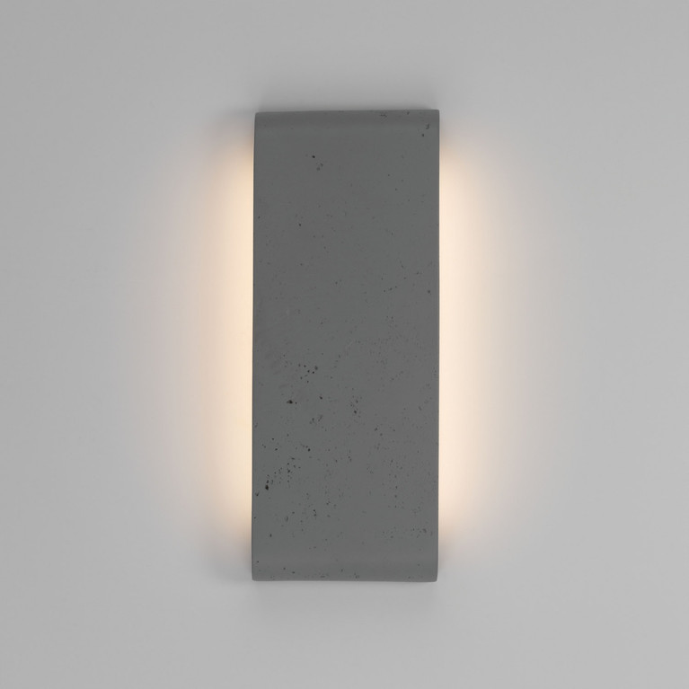 Golden - 7280-OWL16 GT - LED Outdoor Wall Mount - Stela - Gray Travertine