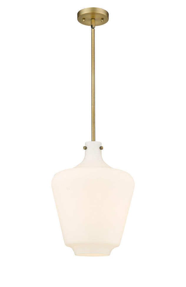 manufacturer_finish:Brushed Brass|manufacturer_glass:Matte White|light_output:220.00lm|color_temperature:2200K|cri:99