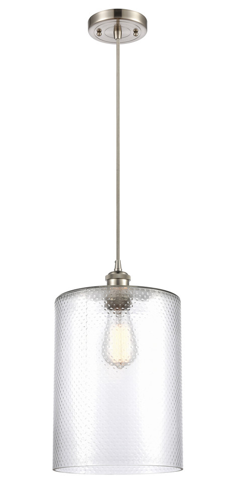 manufacturer_finish:Brushed Satin Nickel|manufacturer_glass:Clear Large Cobbleskill|light_output:220.00lm|color_temperature:2200K|cri:99