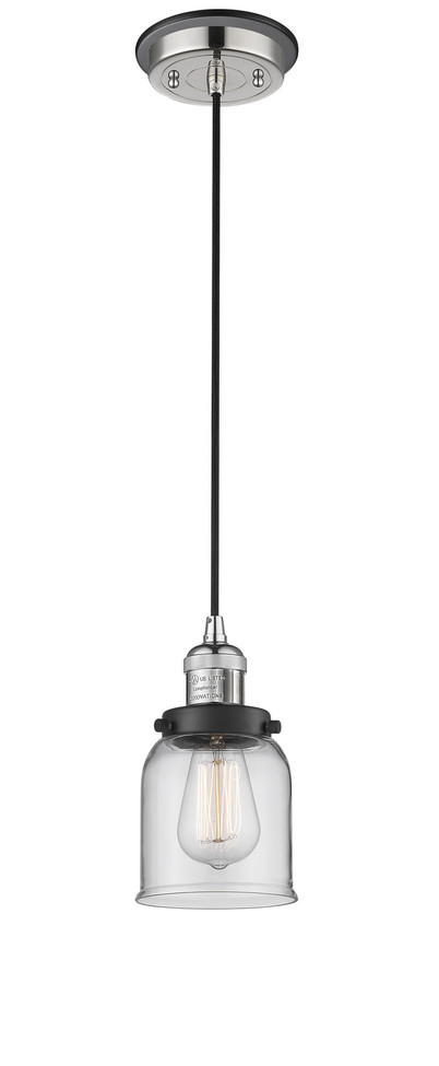 Innovations - 201CBP-PNBK-G52 - One Light Mini Pendant - Franklin Restoration - Polished Nickel