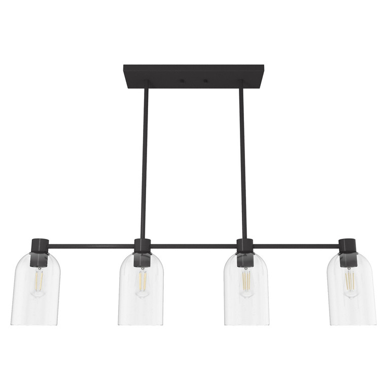 Hunter - 19720 - Four Light Chandelier - Lochemeade - Noble Bronze