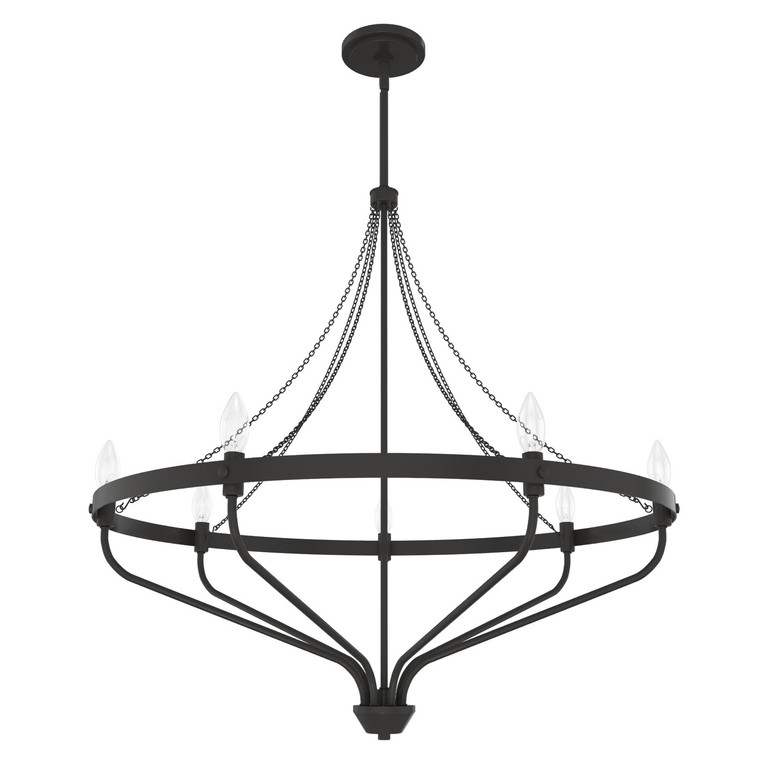 Hunter - 19798 - Seven Light Chandelier - Merlin - Noble Bronze