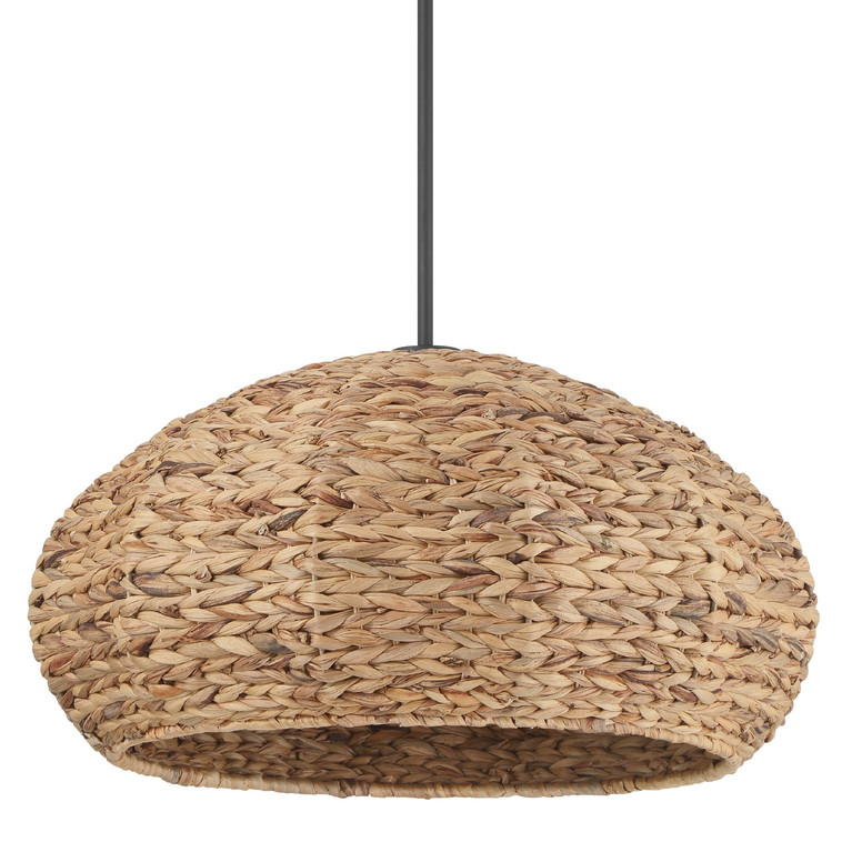 Hunter - 48070 - Three Light Pendant - Cambria - Matte Black