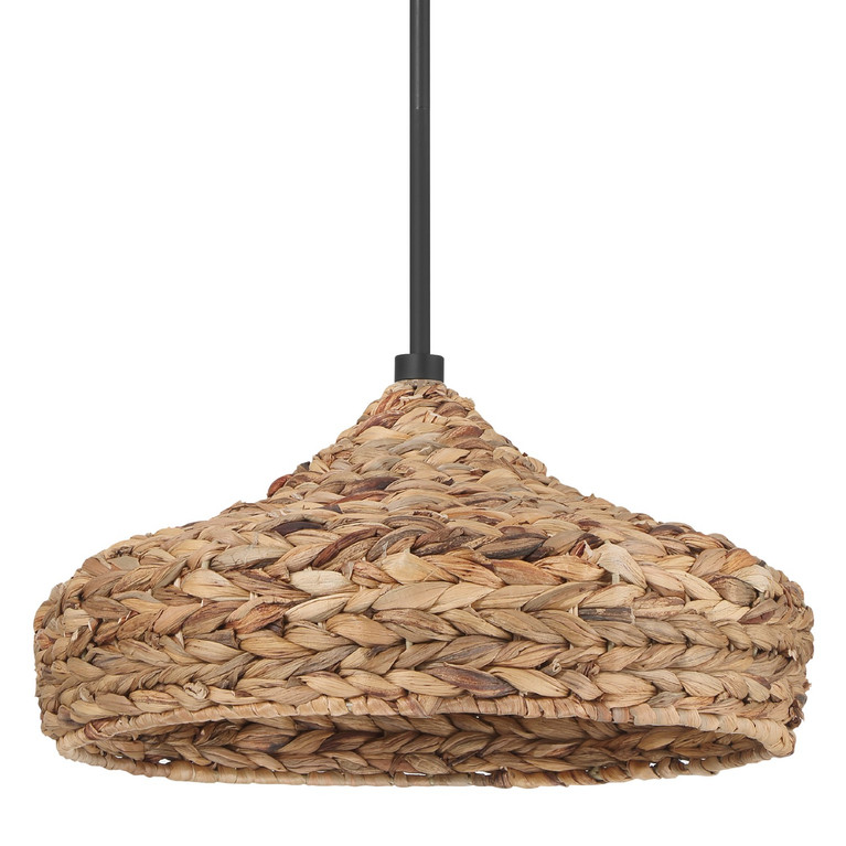 Hunter - 49028 - One Light Pendant - Cambria - Matte Black