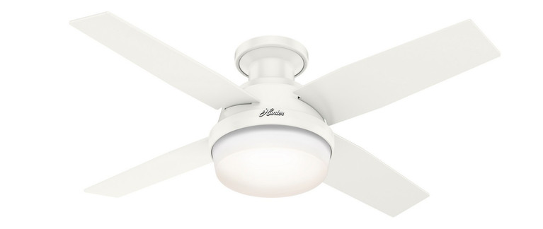Hunter - 50399 - 44 Ceiling Fan - Dempsey - Fresh White