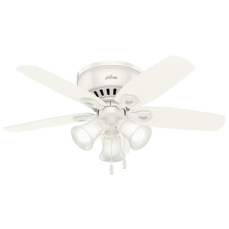 Hunter - 51090 - 42 Ceiling Fan - Builder - Snow White