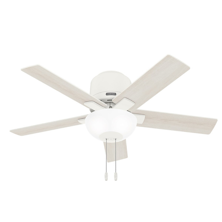 Hunter - 51588 - 44 Ceiling Fan - Fitzgerald - Matte White