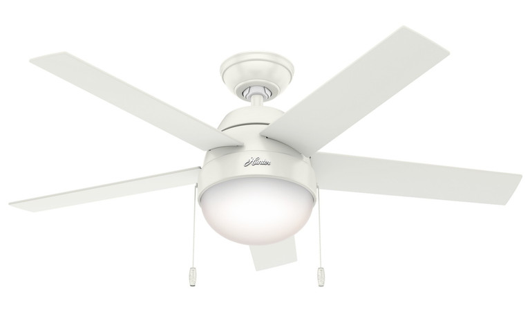 Hunter - 59266 - 46 Ceiling Fan - Anslee - Fresh White
