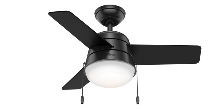 Hunter - 59302 - 36 Ceiling Fan - Aker - Matte Black