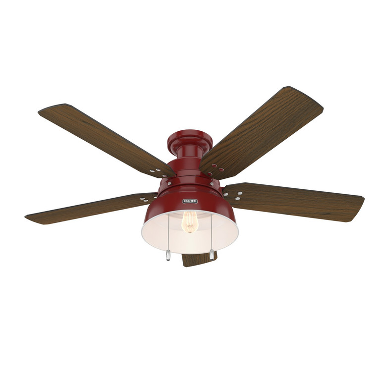 Hunter - 59312 - 52 Ceiling Fan - Mill Valley - Barn Red