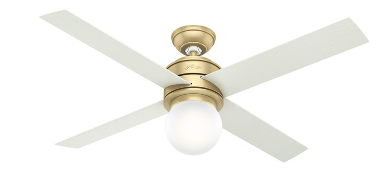 Hunter - 59320 - 52 Ceiling Fan - Hepburn - Modern Brass