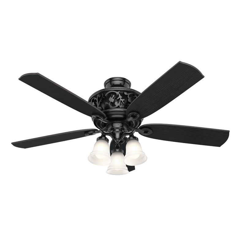 Hunter - 59545 - 54 Ceiling Fan - Promenade - Gloss Black