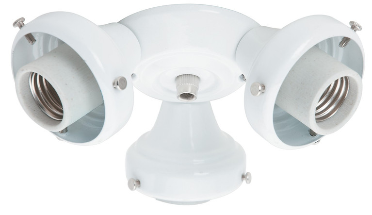 Hunter - 99135 - Three Light Fitter - Fitter - White