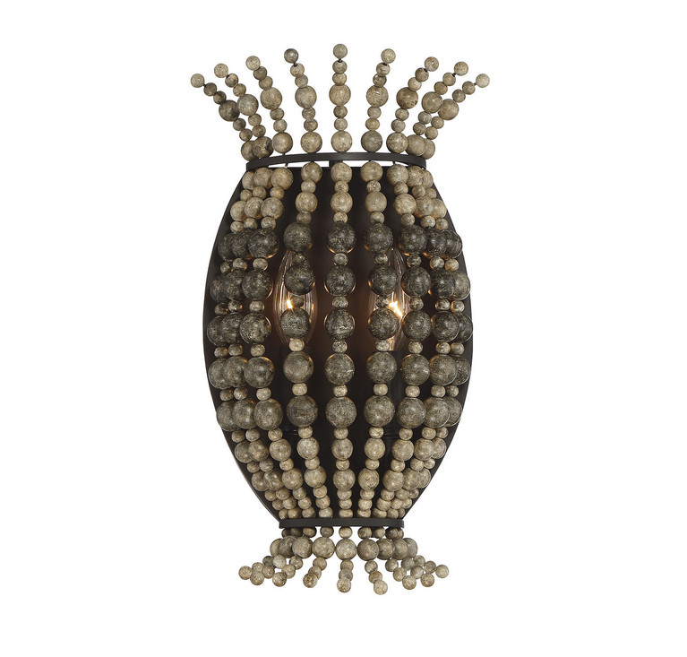 Savoy House - 9-9192-2-13 - Two Light Wall Sconce - Madison - English Bronze