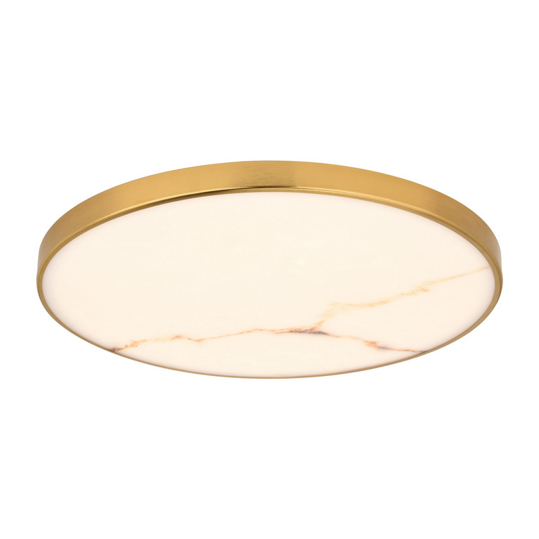 Vaxcel - C0357 - LED Flush Mount - Aurelia - Brushed Brass