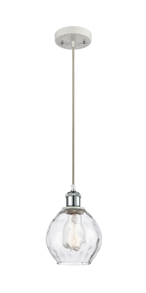 Innovations - 516-1P-WPC-G362 - One Light Mini Pendant - Ballston - White Polished Chrome