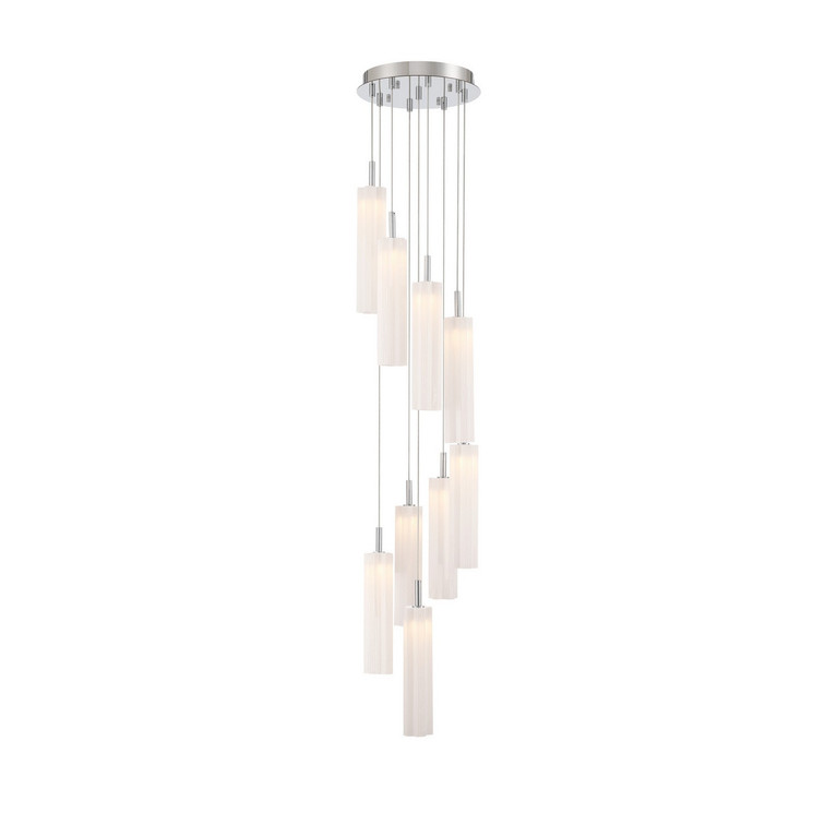 Crystorama - ADD-405-CH-WH - LED Pendant - Addis - Polished Chrome