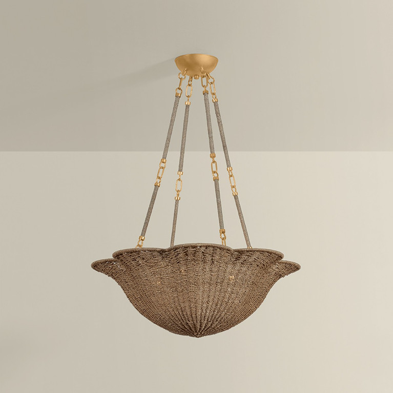 Hudson Valley - 1074-VGL - Four Light Chandelier - Ardonia - Vintage Gold Leaf