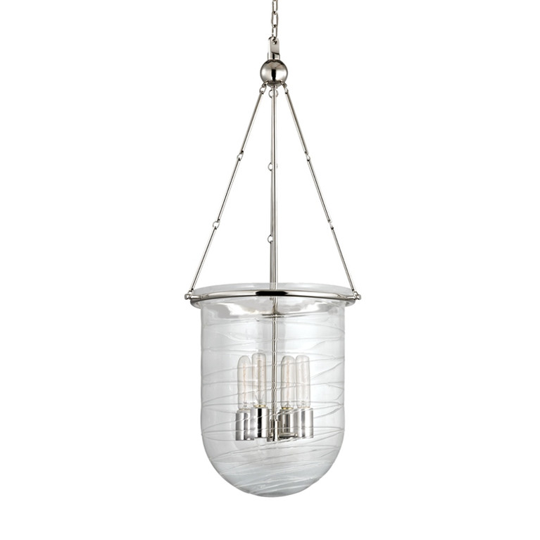 Hudson Valley - 214-PN - Four Light Pendant - Willet - Polished Nickel