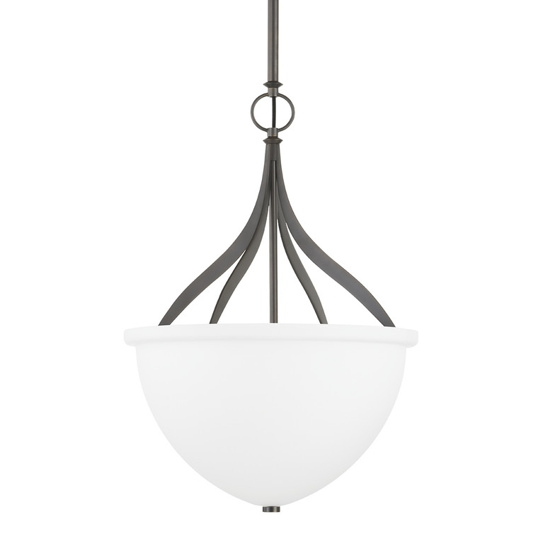 Hudson Valley - 2817-DB - Three Light Pendant - Browne - Distressed Bronze