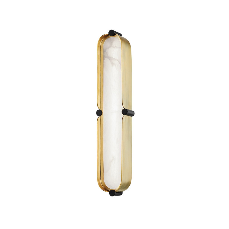 Hudson Valley - 2916-AGB/BK - LED Bath Bracket - Tribeca - Aged Brass
