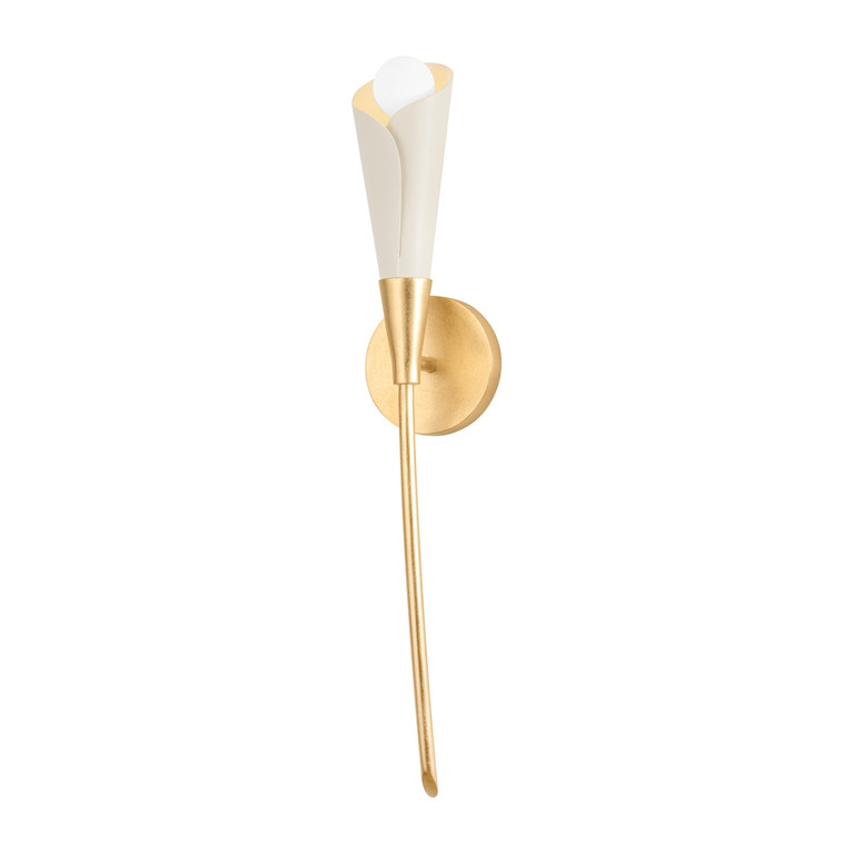 Hudson Valley - 3151-VGL/SSD - One Light Wall Sconce - Montrose - Vintage Gold Leaf