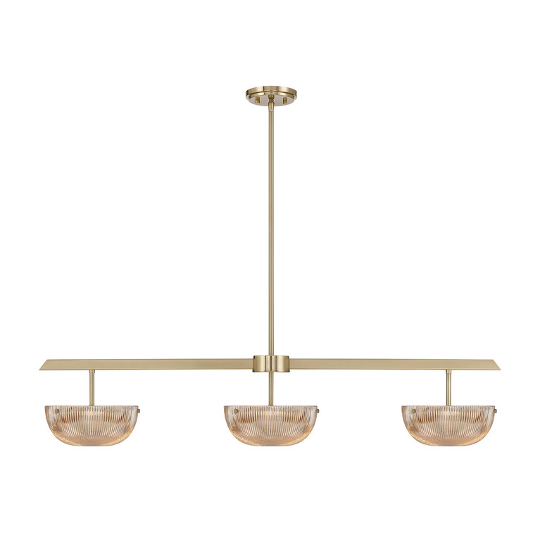 Savoy House - 1-1250-3-127 - LED Linear Chandelier - Hubbard - Noble Brass