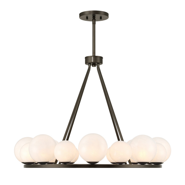 Savoy House - 1-7999-16-15 - 16 Light Chandelier - Loudon - Mediterranean Bronze
