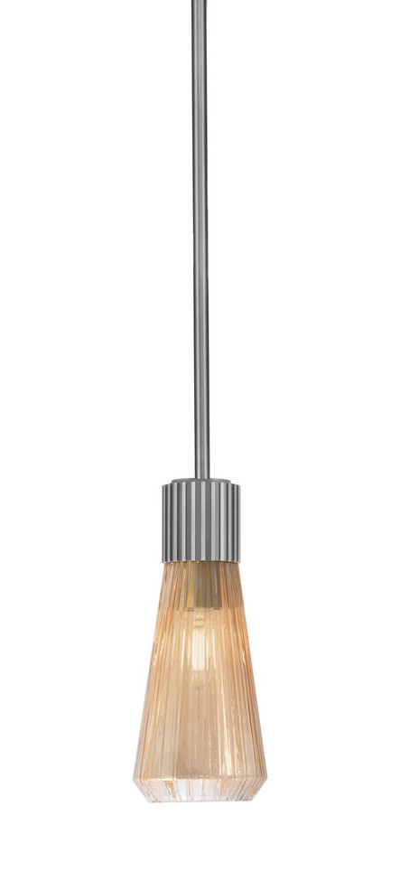 Toltec Lighting - 4801-GP-883 - One Light Mini Pendant - Everleigh - Graphite