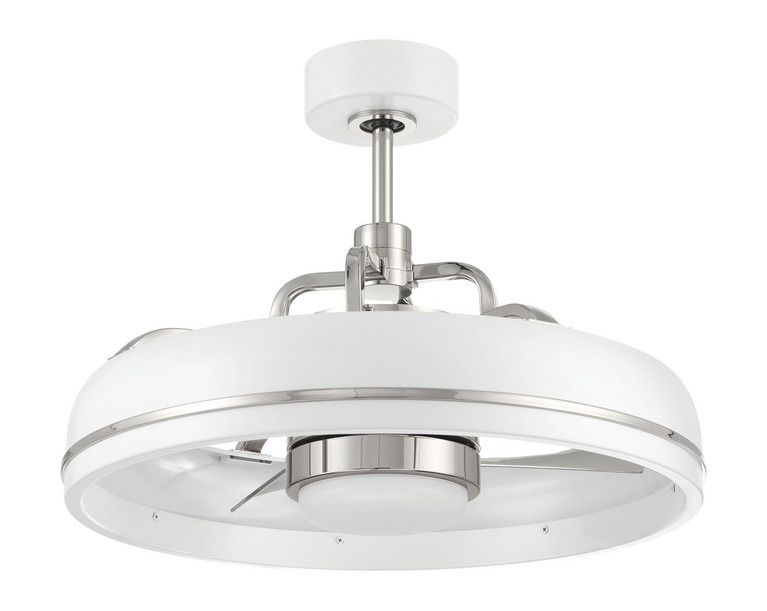 Craftmade - TYL24WPLN3-NWF - 20 Ceiling Fan - Taylor 18 Fandelier no Wifi - White/Polished Nickel