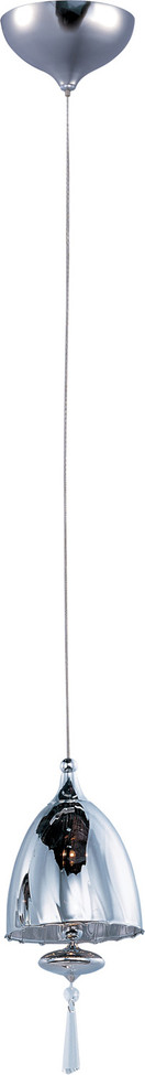 ET2 - E24351-81PC - One Light Mini Pendant - Chute - Polished Chrome