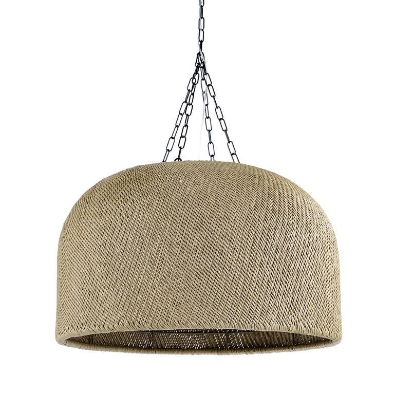 Palecek - 2053-79 - Outdoor Chandelier - Augustine - Black