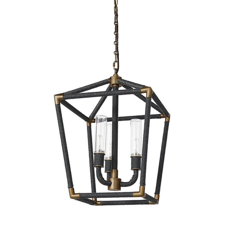 Palecek - 2148-10 - Three Light Chandelier - Hollister - Light Bronze/Black