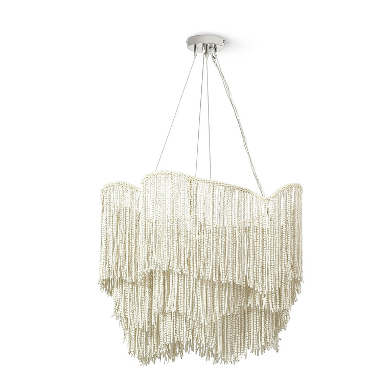 Palecek - 2332-79 - Four Light Chandelier - Elena - Cream