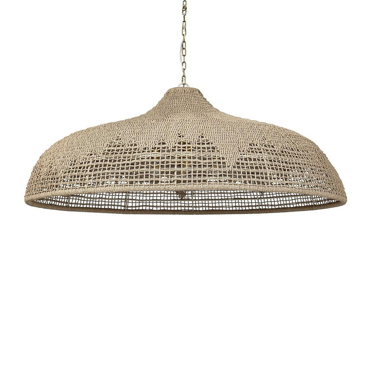Palecek - 2340-79 - Outdoor Chandelier - Westerly - Antique Brass