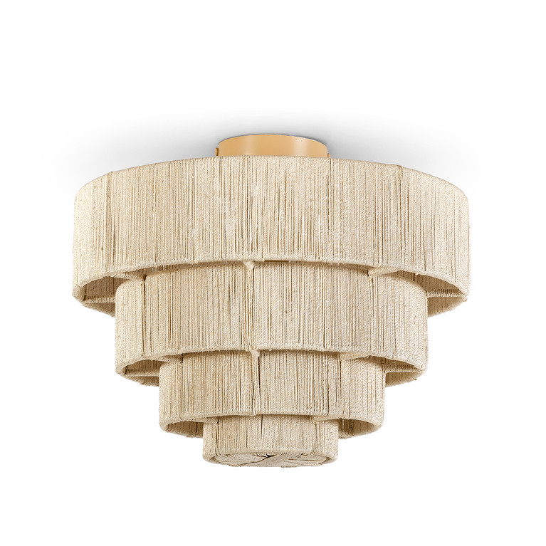 Palecek - 2432-79 - One Light Flush Mount - Everly - Natural