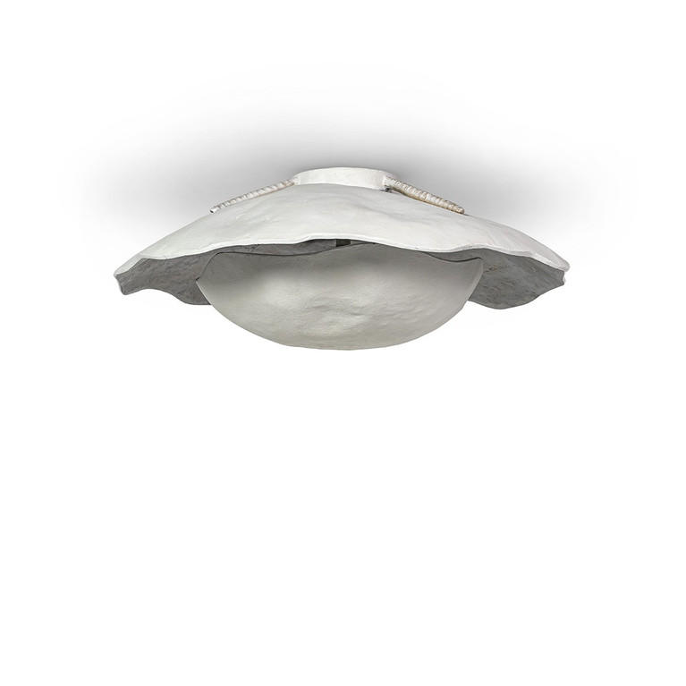 Palecek - 2853-79 - Three Light Flush Mount - Lima - Pewter/Gold