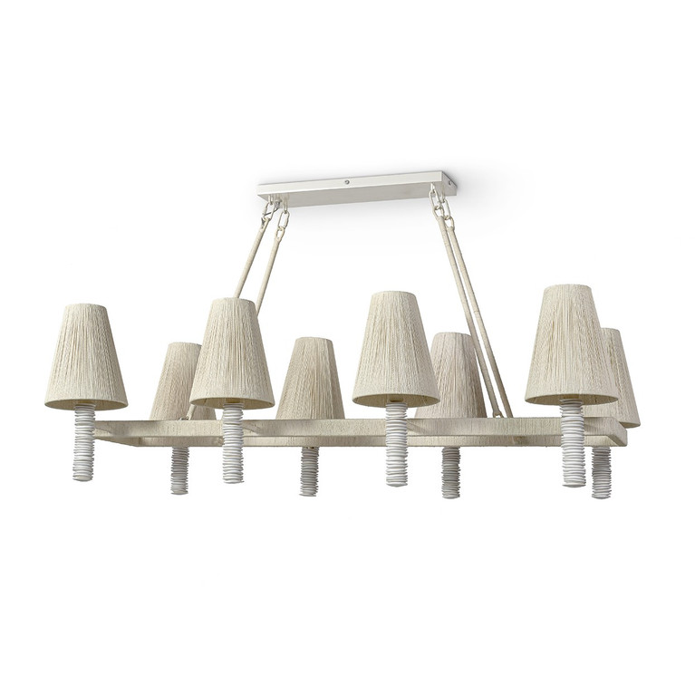 Palecek - 2944-79 - Linear Chandelier - Lassiter - Off-White