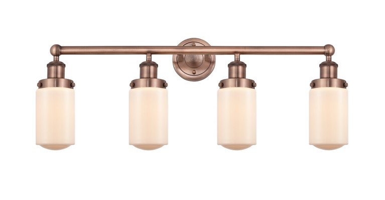 Innovations - 616-4W-AC-G311 - Four Light Bath Vanity - Edison - Antique Copper