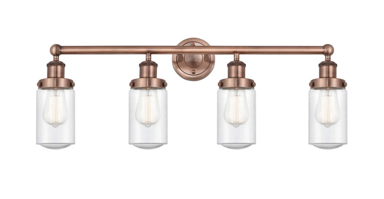 Innovations - 616-4W-AC-G314 - Four Light Bath Vanity - Edison - Antique Copper