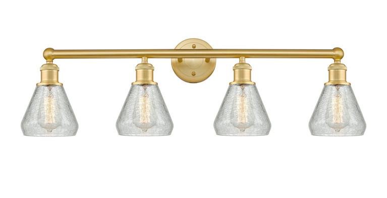 Innovations - 616-4W-SG-G275 - Four Light Bath Vanity - Edison - Satin Gold