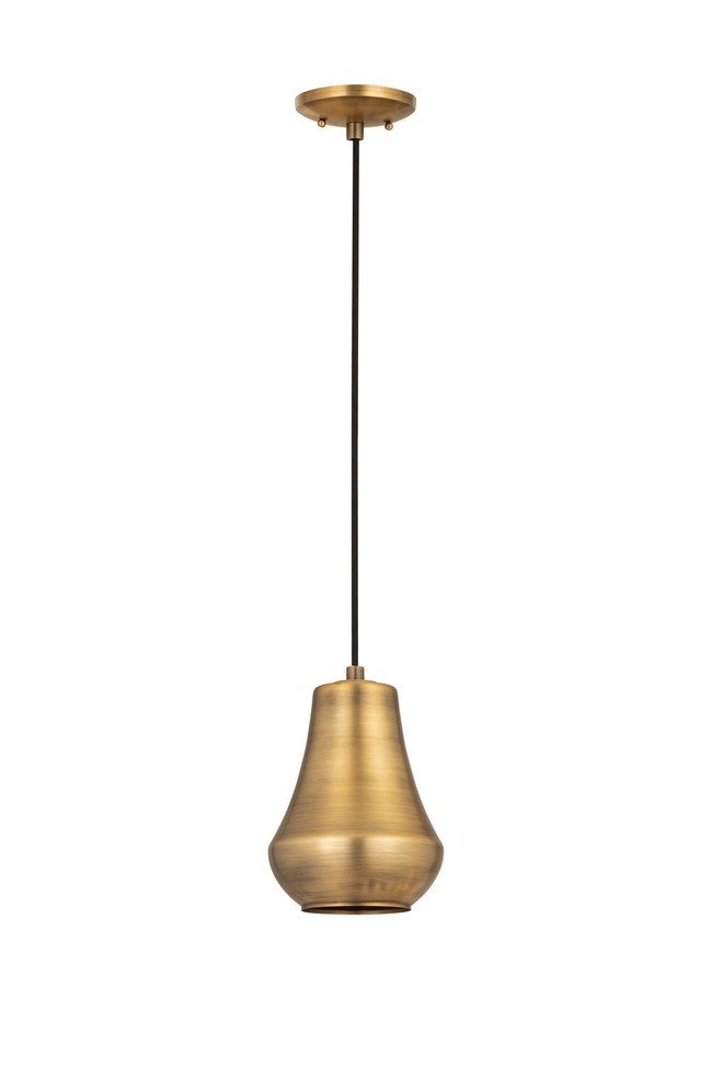 Innovations - 654-1P-BB-7 - One Light Mini Pendant - Auralume - Brushed Brass