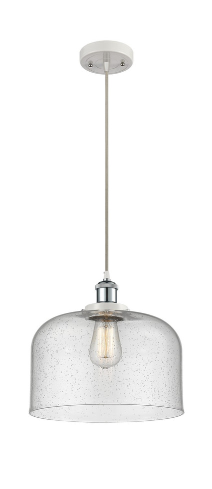 Innovations - 916-1P-WPC-G74-L - One Light Mini Pendant - Ballston Urban - White Polished Chrome