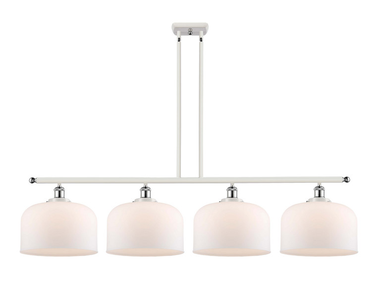 Innovations - 916-4I-WPC-G71-L - Four Light Island Pendant - Ballston Urban - White Polished Chrome